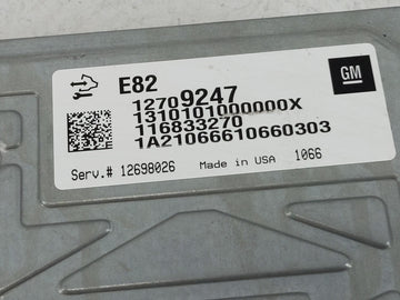 2018-2022 Chevrolet Traverse PCM Engine Control Computer ECU ECM PCU OEM P/N:12709247 Fits Fits 2016 2017 2018 2019 2020 2021 2022 OEM Used Auto Parts
