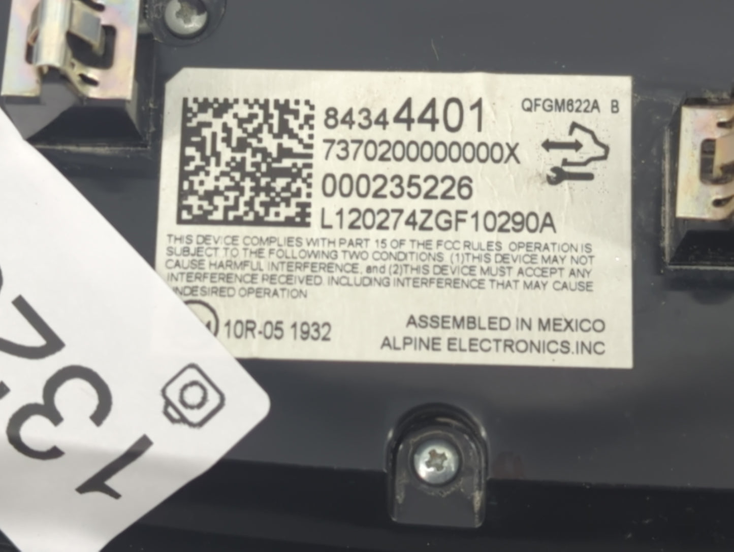 2018-2022 Chevrolet Traverse Climate Control Module Temperature AC/Heater Replacement P/N:84344401 Fits OEM Used Auto Parts