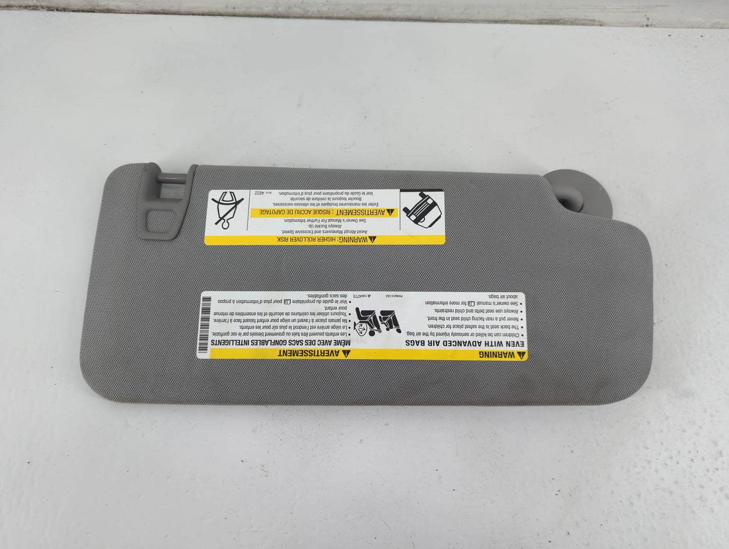 2017-2021 Chevrolet Trax Sun Visor Shade Replacement Driver Left Mirror Fits Fits 2017 2018 2019 2020 2021 OEM Used Auto Par
