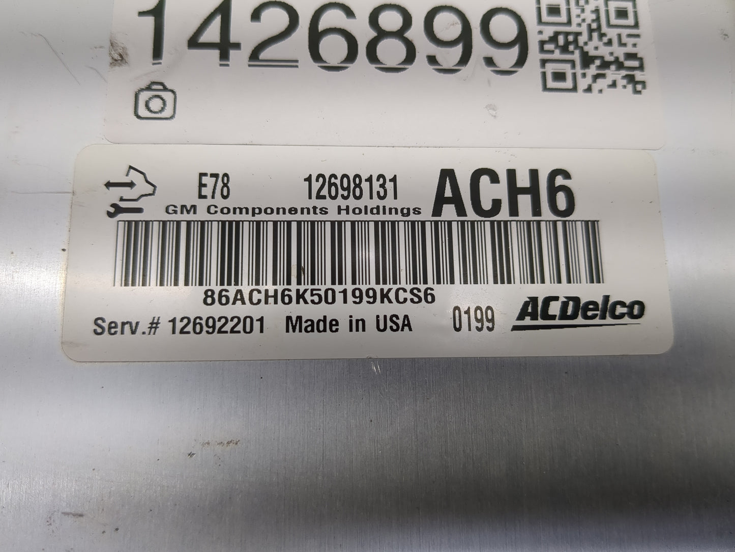 2017-2021 Chevrolet Trax PCM Engine Control Computer ECU ECM PCU OEM P/N:12698131 12692201 Fits Fits 2017 2018 2019 2020 202