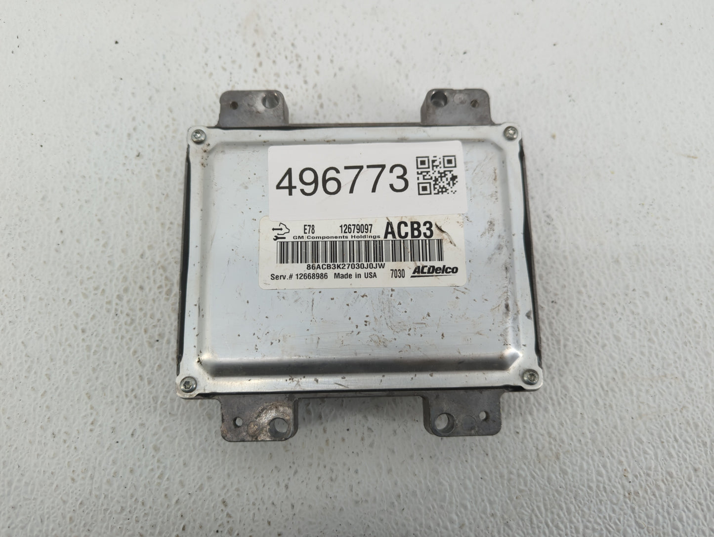 2017-2021 Chevrolet Trax PCM Engine Control Computer ECU ECM PCU OEM P/N:12679097 Fits Fits 2017 2018 2019 2020 2021 OEM Use