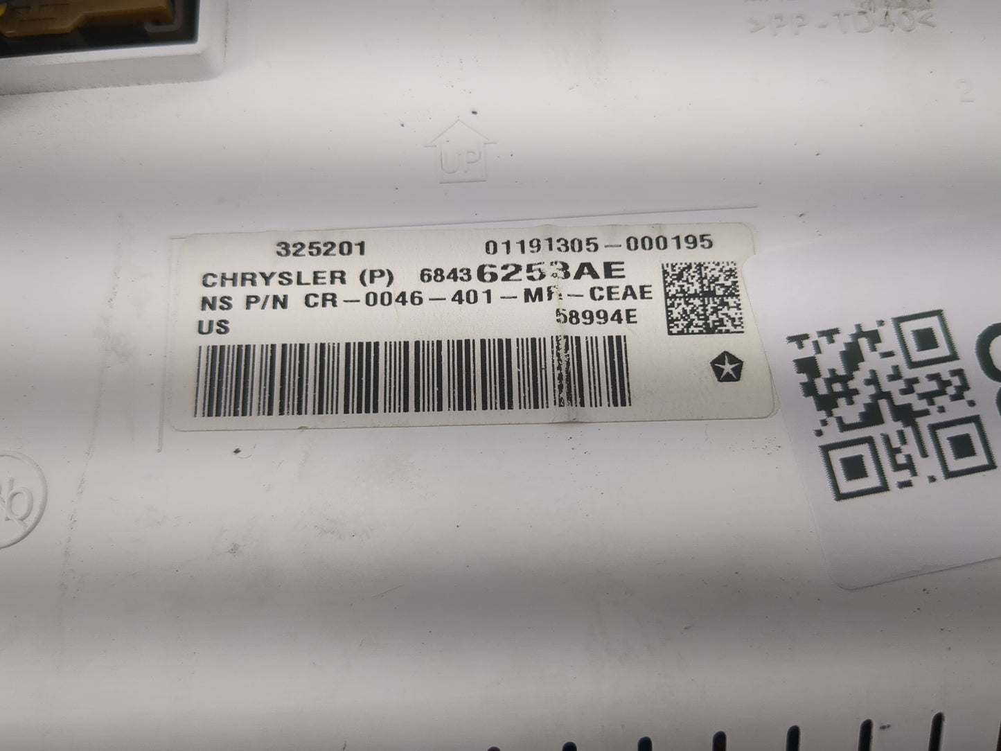 2021 Chrysler Voyager Instrument Cluster Speedometer Gauges P/N:68436253AE CR-0046-401-MF-CEAE Miles: Fits OEM Used Auto Par