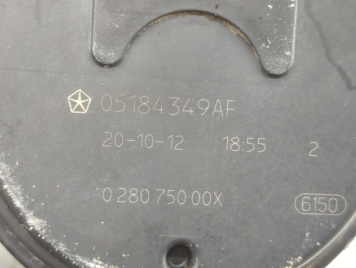 2020-2022 Chrysler Voyager Throttle Body P/N:0 280 750 00X 05184349AF Fits OEM Used Auto Parts - Oemusedautoparts1.com