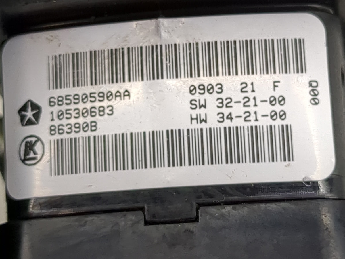 2016-2021 Dodge Durango Master Power Window Switch Replacement Driver Side Left P/N:68590590AA 10530683 Fits OEM Used Auto P
