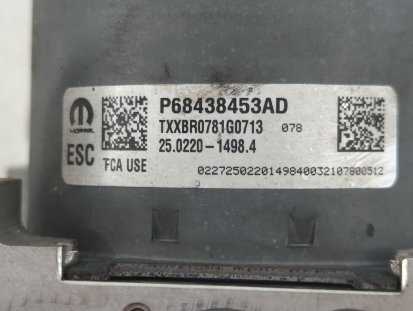 2021 Dodge Ram 1500 ABS Pump Control Module Replacement P/N:P68438453AD Fits Fits 2019 2020 2022 OEM Used Auto Parts - Oemus