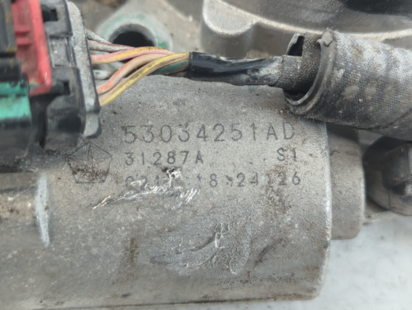 2021 Dodge Ram 1500 Throttle Body P/N:53034251AD Fits Fits 2012 2013 2014 2015 2016 2017 2018 2019 2020 2022 OEM Used Auto P