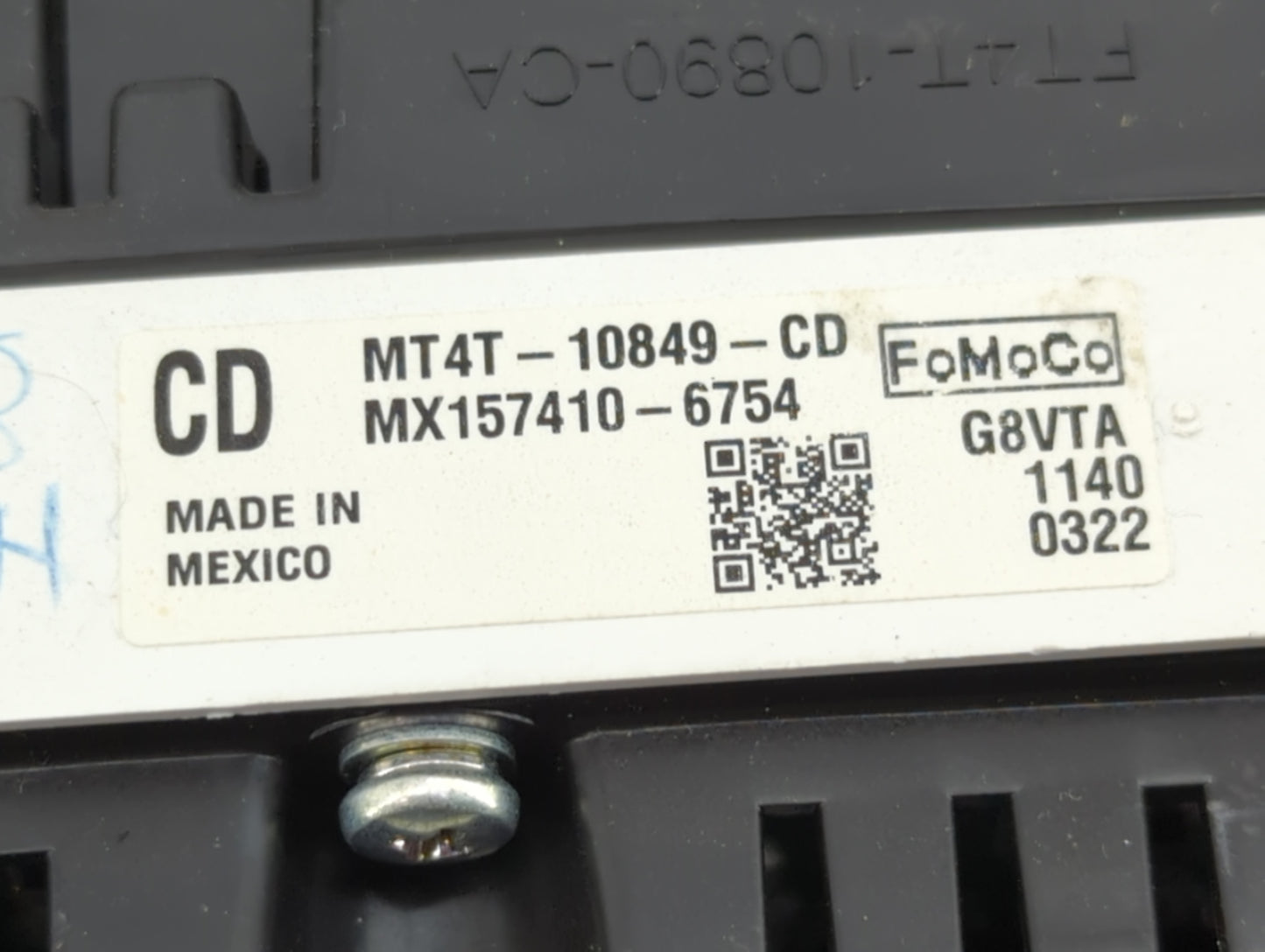 2019-2020 Ford Edge Instrument Cluster Speedometer Gauges P/N:MT4T-10849-CD Fits Fits 2019 2020 OEM Used Auto Parts - Oemuse