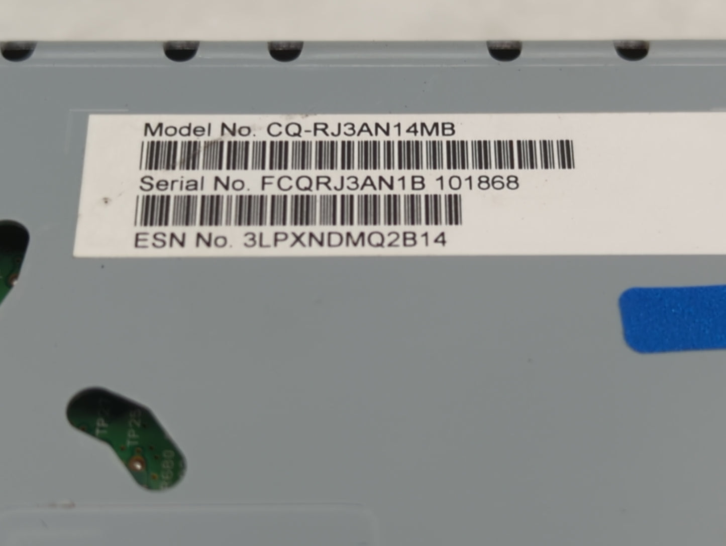 2021 Ford Edge Radio AM FM Cd Player Receiver Replacement P/N:CQ-RJ3AN14MB FCQRJ3AN1B, 3LPXNDMQ2B14 Fits OEM Used Auto Parts