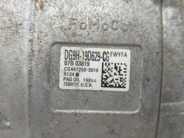 2019-2020 Ford Edge Air Conditioning A/c Ac Compressor Oem