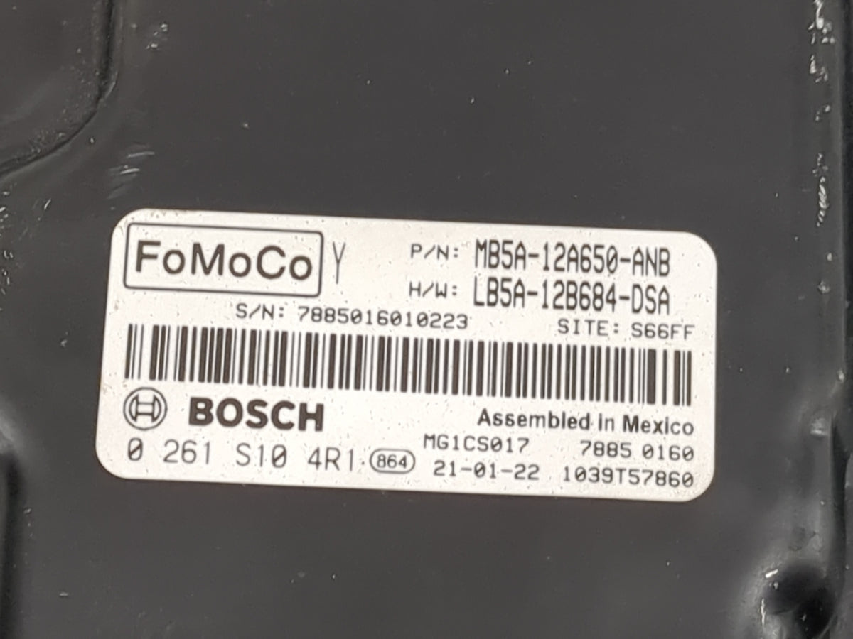 2021-2022 Ford Explorer PCM Engine Control Computer ECU ECM PCU OEM P/N:MB5A-12A650-ANB LB5A-12B684-DSA Fits Fits 2021 2022