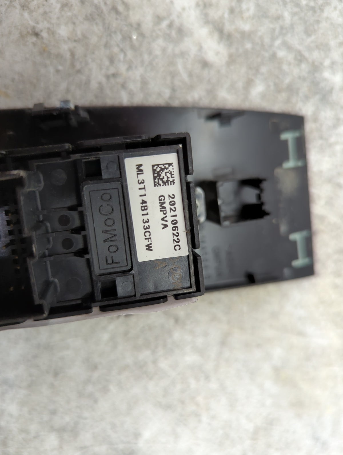 2021-2022 Ford F-150 Master Power Window Switch Replacement Driver Side Left P/N:ML3T-14B133-CFW ML3T14B133CFW Fits Fits 202