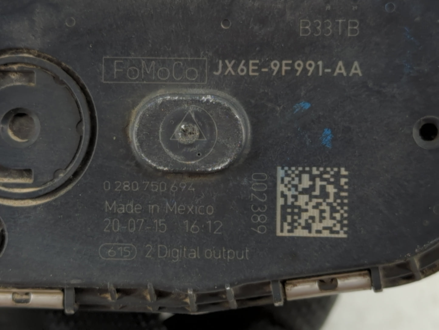 2019-2021 Ford Transit Throttle Body P/N:JX6E-9F991-AA Fits Fits 2019 2020 2021 OEM Used Auto Parts - Oemusedautoparts1.com