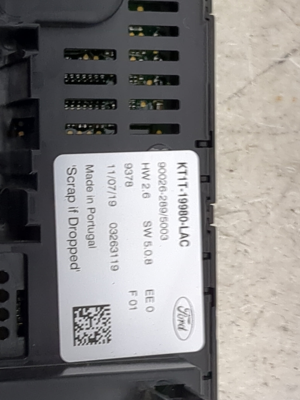 2019-2021 Ford Transit Connect Climate Control Module Temperature AC/Heater Replacement P/N:KT1T-19980-LAC 90026-289/5003 Fi