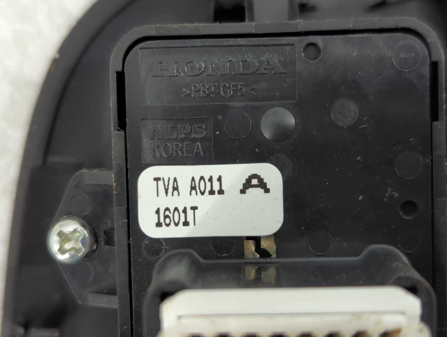 2018-2022 Honda Accord Master Power Window Switch Replacement Driver Side Left P/N:TVA A011 Fits Fits 2018 2019 2020 2021 20