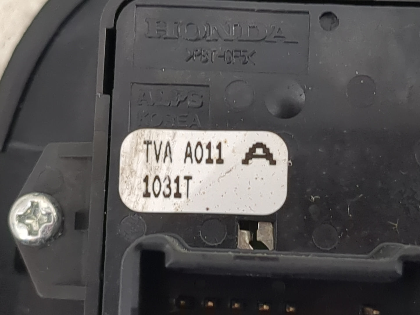 2018-2022 Honda Accord Master Power Window Switch Replacement Driver Side Left P/N:TVA A011 Fits Fits 2018 2019 2020 2021 20