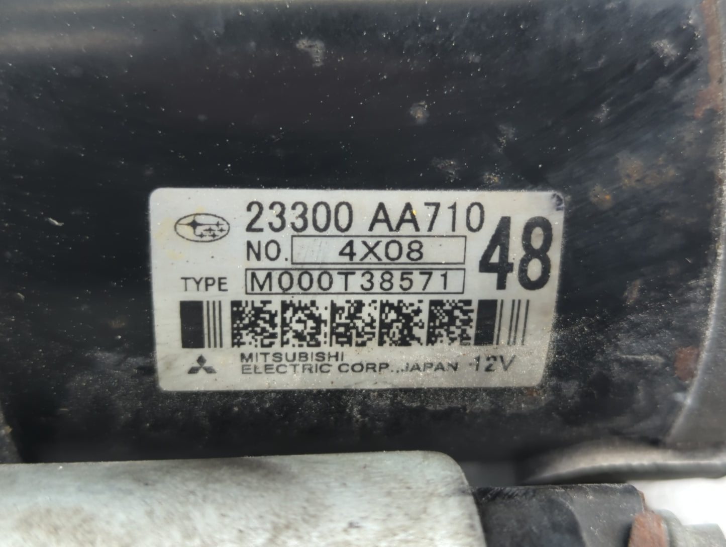 2016-2017 Honda Civic Car Starter Motor Solenoid OEM P/N:M000T38571 23300 AA710 Fits Fits 2016 2017 2020 OEM Used Auto Parts