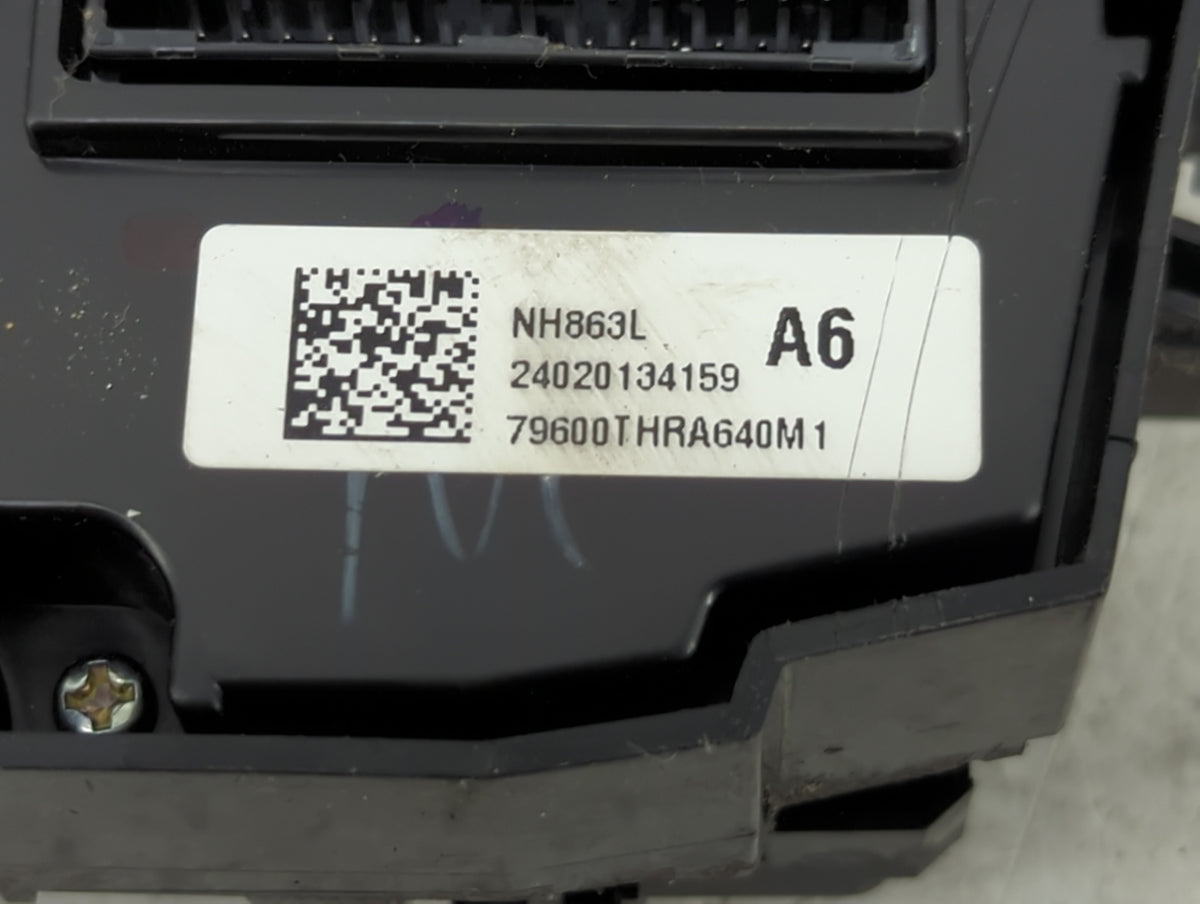 2021 Honda Odyssey Climate Control Module Temperature AC/Heater Replacement P/N:79600THRA640M1 79608THRA642M1 Fits OEM Used
