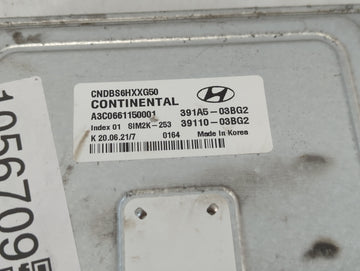 2021-2022 Hyundai Elantra PCM Engine Control Computer ECU ECM PCU OEM P/N:39110-03BG2 391A5-03BG2 Fits Fits 2021 2022 OEM Used Auto Parts