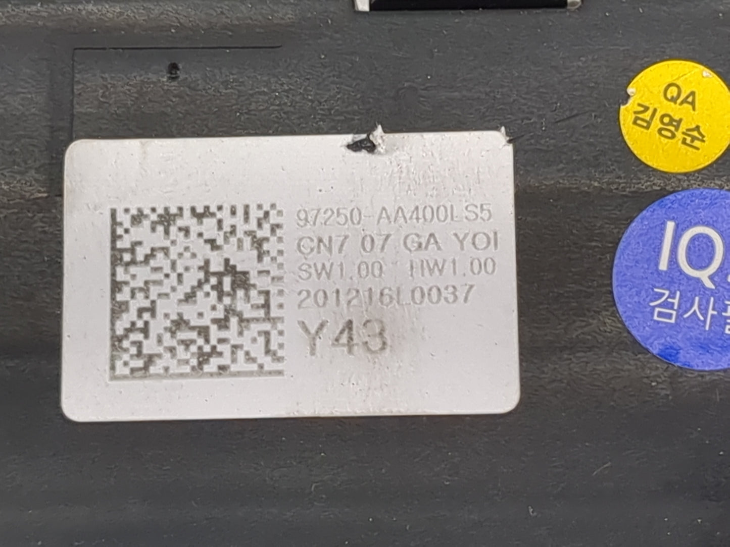2021-2022 Hyundai Elantra Climate Control Module Temperature AC/Heater Replacement P/N:97250-AA400LS5 Fits Fits 2021 2022 OE