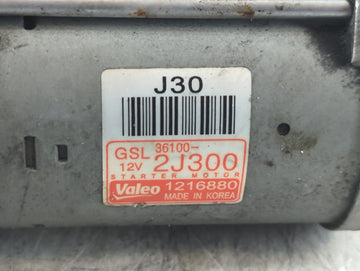 2021-2022 Hyundai Elantra Car Starter Motor Solenoid OEM P/N:1216880 36100-2J300 Fits Fits 2021 2022 OEM Used Auto Parts