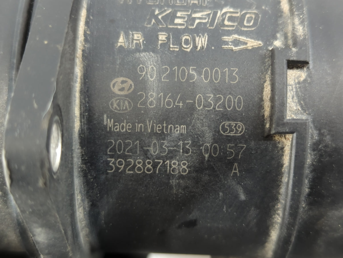 2021 Hyundai Elantra Mass Air Flow Meter Maf Sensor 733279 - Oemusedautoparts1.com