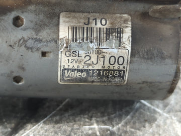 2021-2022 Hyundai Elantra Car Starter Motor Solenoid OEM P/N:1216881 36100-2J100 Fits Fits 2021 2022 OEM Used Auto Parts