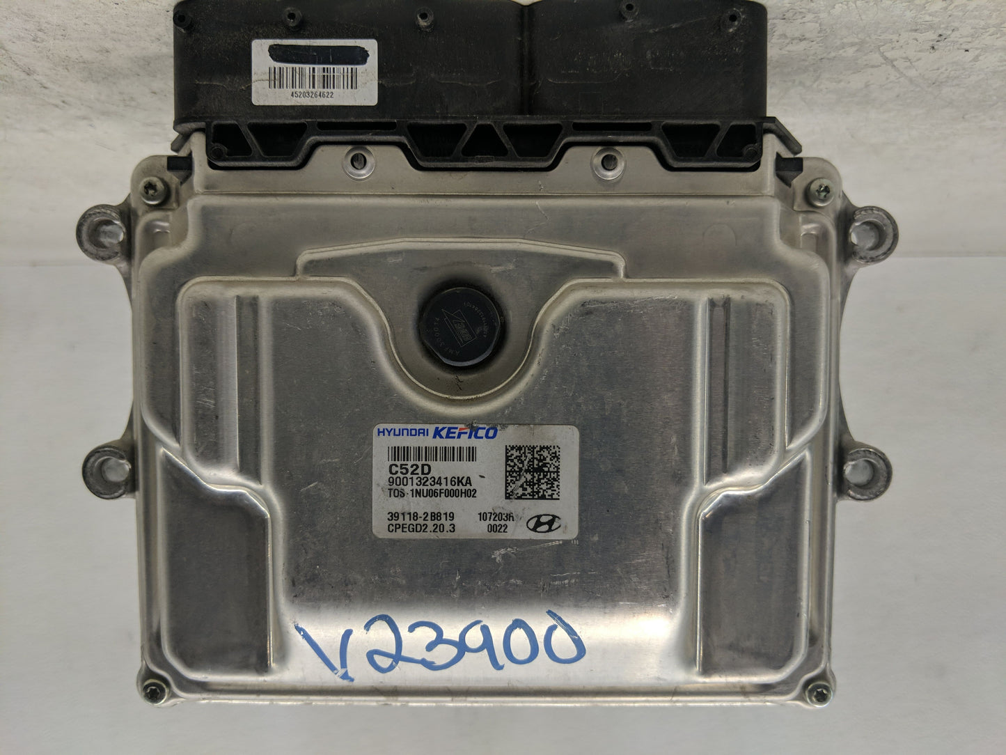 2020-2021 Hyundai Kona PCM Engine Control Computer ECU ECM PCU OEM P/N:39118-2B819 Fits Fits 2020 2021 OEM Used Auto Parts -