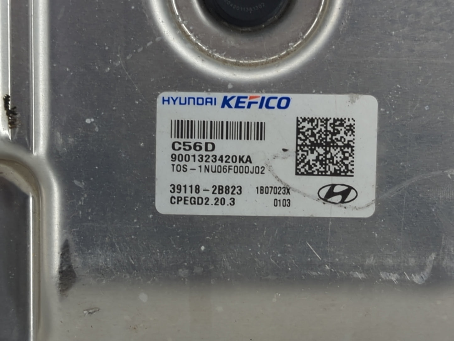 2018-2021 Hyundai Kona PCM Engine Control Computer ECU ECM PCU OEM P/N:9001323420KA 39118-2B823 Fits Fits 2018 2019 2020 202