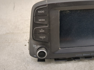 2019-2021 Hyundai Kona Radio AM FM Cd Player Receiver Replacement P/N:96160-J9160TMT Fits Fits 2019 2020 2021 OEM Used Auto Parts