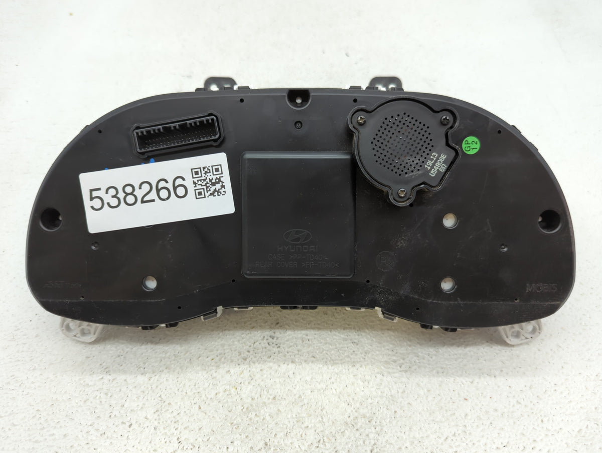 2020-2021 Hyundai Kona Instrument Cluster Speedometer Gauges P/N:94011J9460 Miles: Fits Fits 2020 2021 OEM Used Auto Parts -