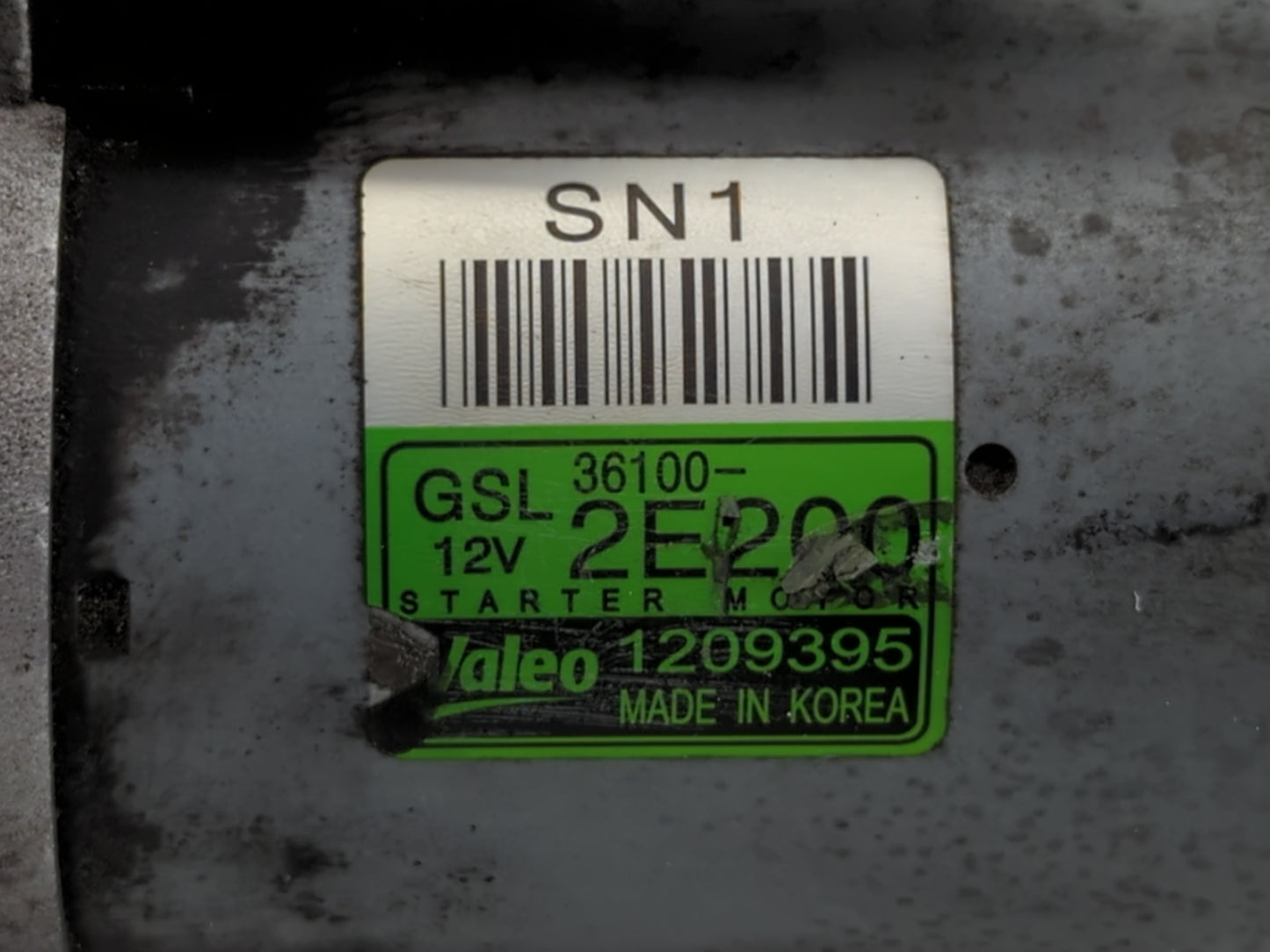 2018-2021 Hyundai Kona Car Starter Motor Solenoid OEM P/N:36100-2E200 Fits Fits 2013 2014 2016 2017 2018 2019 2020 2021 2022