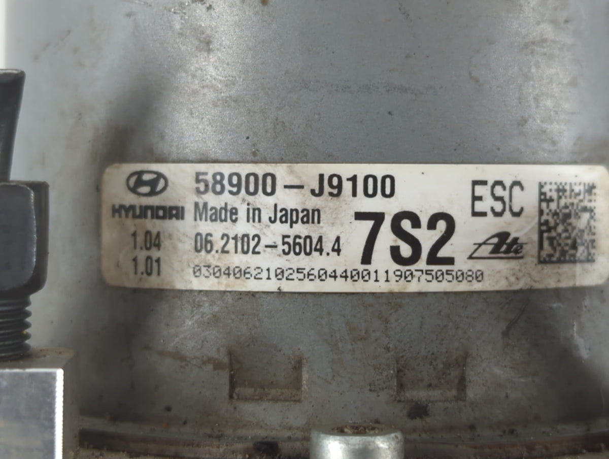 2018-2021 Hyundai Kona Anti-Lock Brake ABS Pump Module Actuator OEM P/N:58900-J9100 Fits Fits 2018 2019 2020 2021 OEM Used A