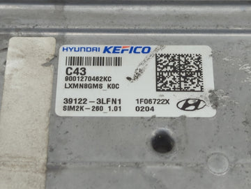 2020-2022 Hyundai Palisade PCM Engine Control Computer ECU ECM PCU OEM P/N:39122-3LFN1 Fits Fits 2020 2021 2022 OEM Used Auto Parts