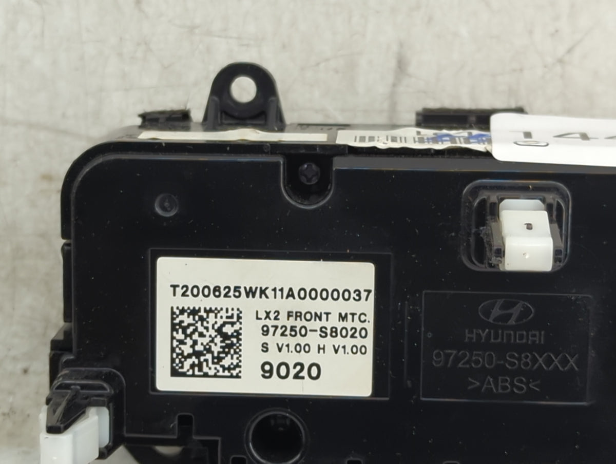 2020-2022 Hyundai Palisade Climate Control Module Temperature AC/Heater Replacement P/N:97250-S8020 97250-S8XXX Fits OEM Use