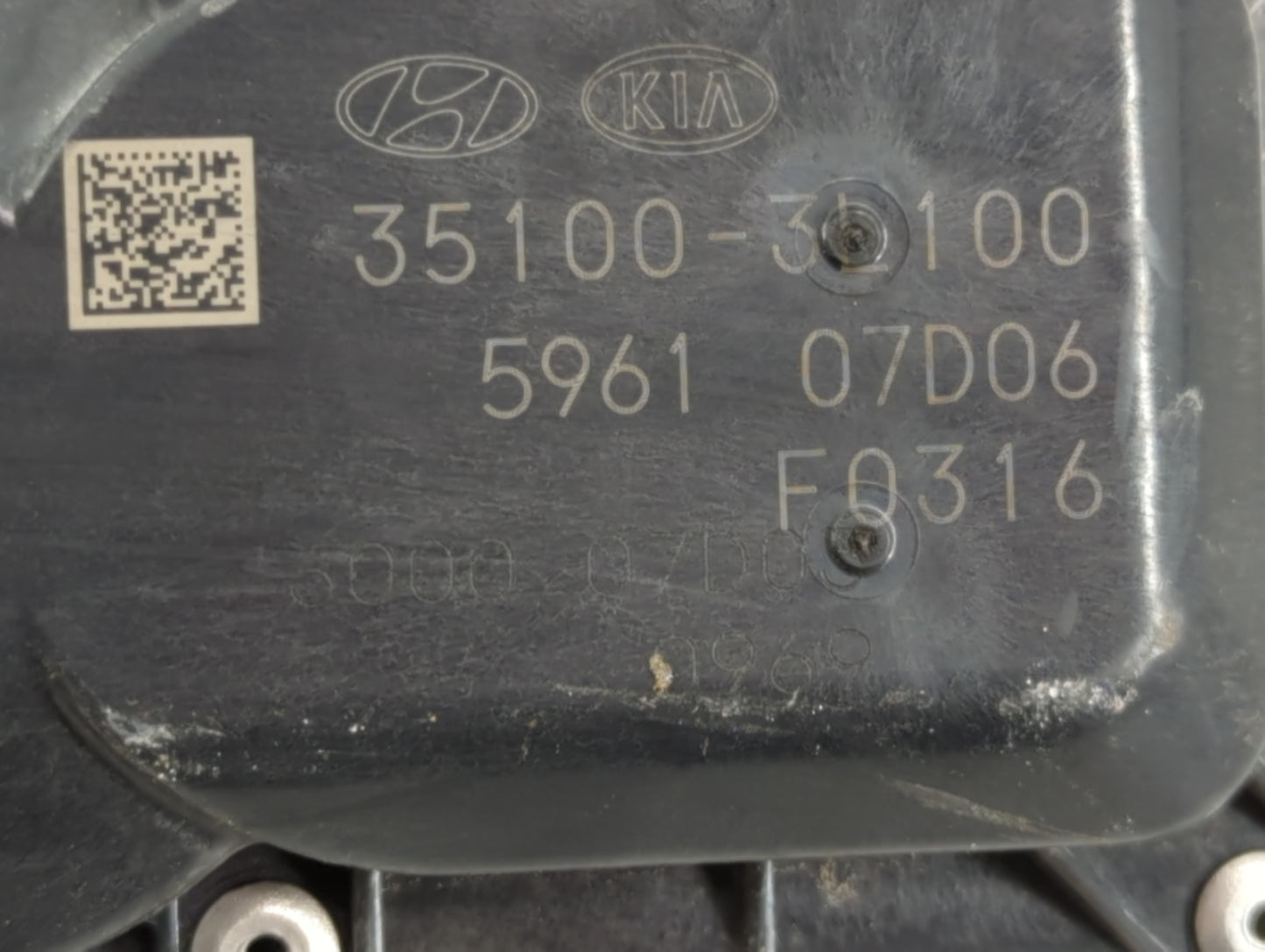 2020-2022 Hyundai Palisade Throttle Body P/N:35100-3L100 Fits Fits 2017 2018 2019 2020 2021 2022 OEM Used Auto Parts - Oemus