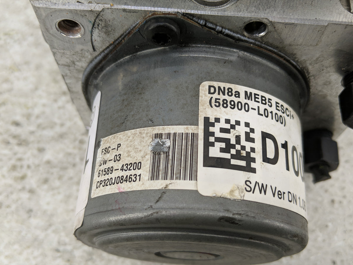 2020-2023 Hyundai Sonata Anti-Lock Brake ABS Pump Module Actuator OEM P/N:61589-43200 58900-L0100 Fits Fits 2020 2021 2022 2