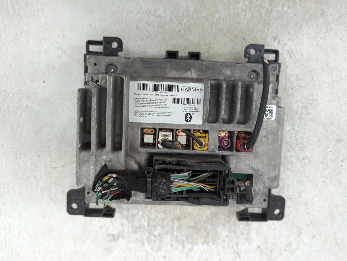 2021 Hyundai Sonata Radio AM FM Cd Player Receiver Replacement P/N:68258398AD Fits OEM Used Auto Parts - Oemusedautoparts1.c