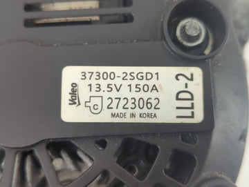 2020-2023 Hyundai Sonata Alternator Replacement Generator Charging Assembly Engine OEM P/N:37300-2SGD1 Fits OEM Used Auto Parts
