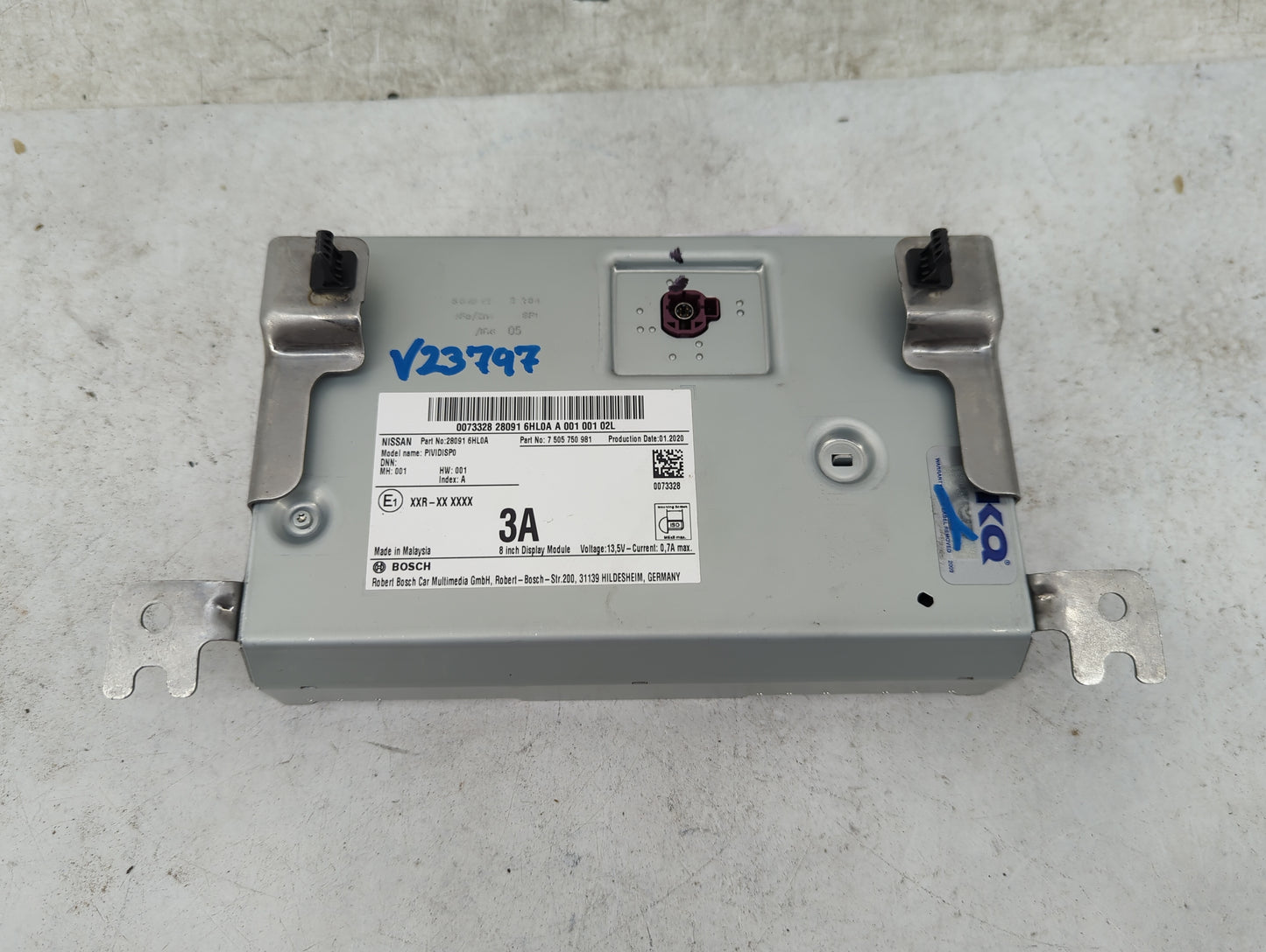 2021 Infiniti Qx50 Information Display Screen 1464972 - Oemusedautoparts1.com