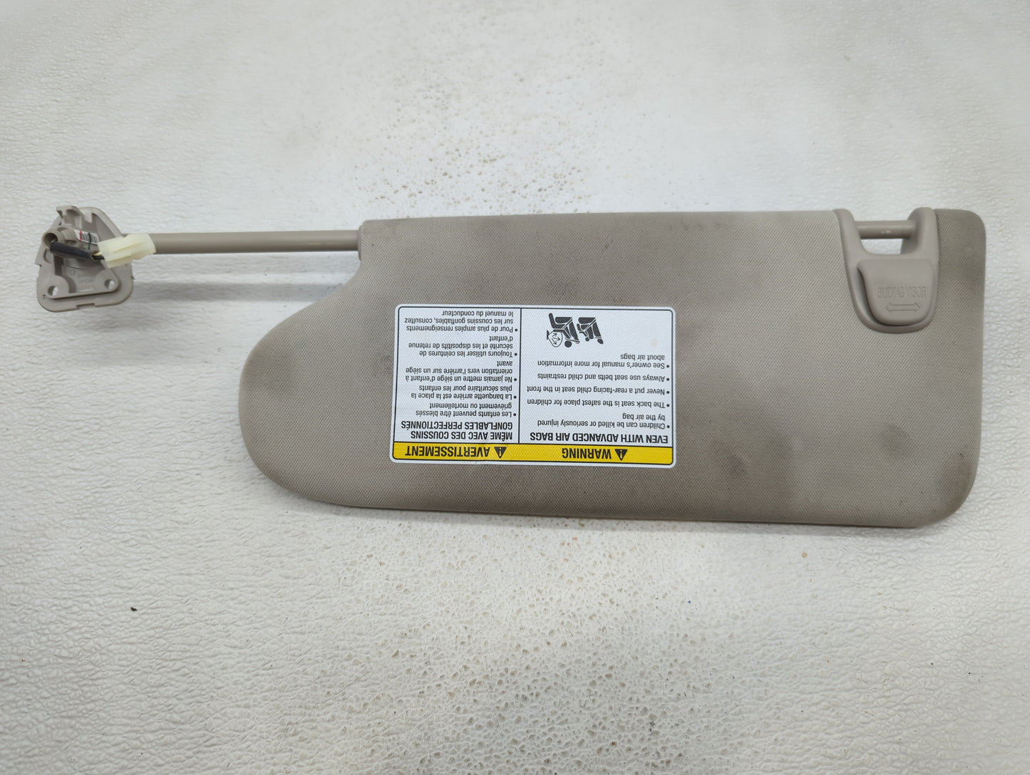 2021 Infiniti Qx50 Sun Visor Shade Replacement Passenger Right Mirror Fits OEM Used Auto Parts - Oemusedautoparts1.com