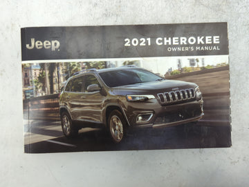 2021 Jeep Cherokee Owners Manual Book Guide P/N:21_KL_OM_EN_USC OEM Used Auto Parts