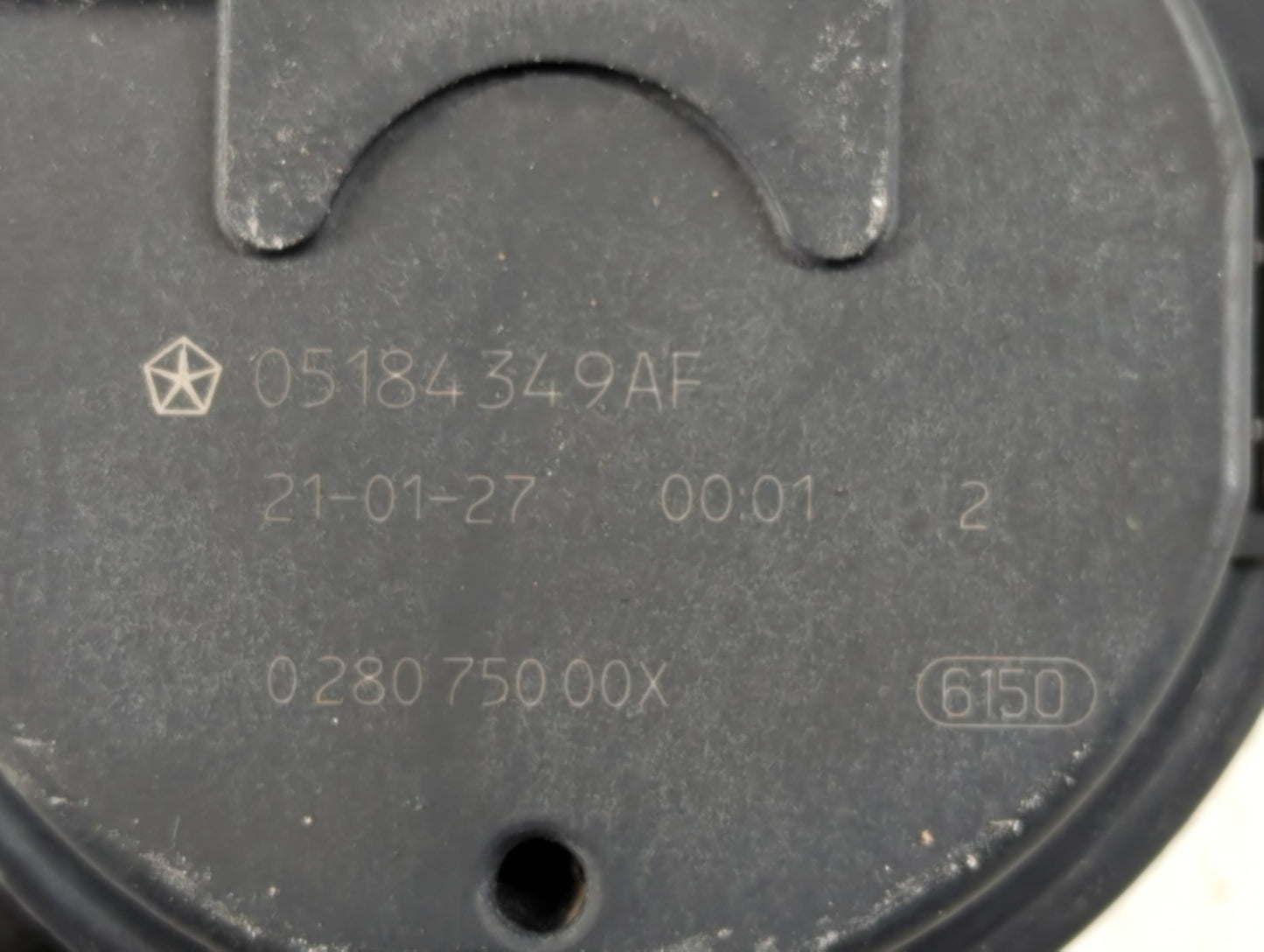 2011-2022 Jeep Grand Cherokee Throttle Body P/N:0 280 750 00X 05184349AF Fits OEM Used Auto Parts - Oemusedautoparts1.com