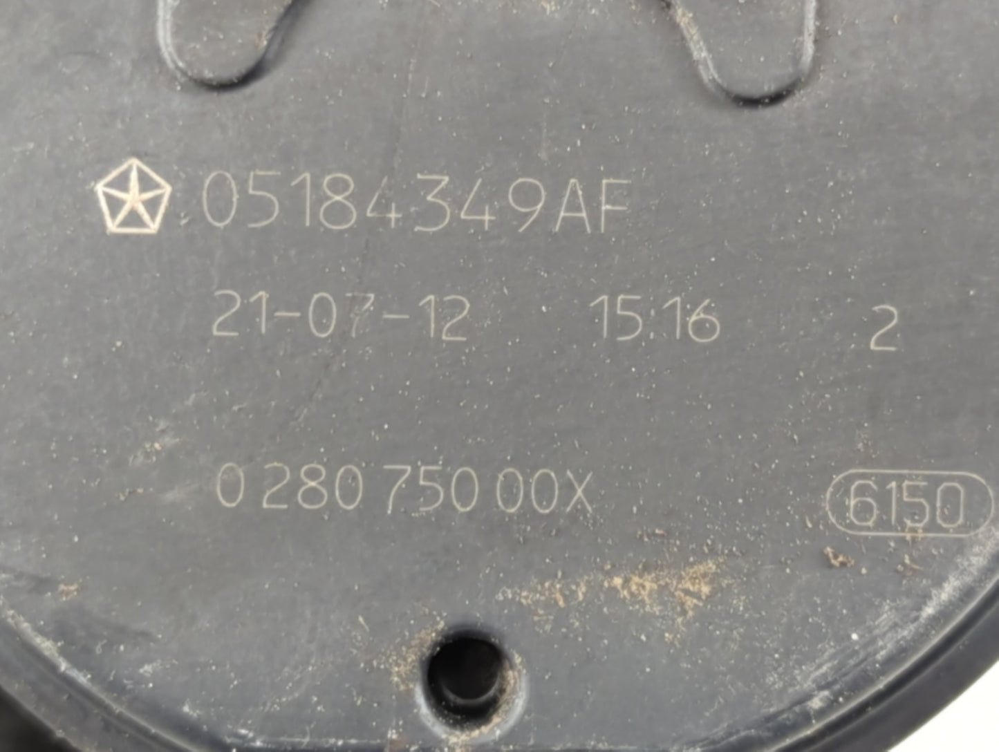 2011-2022 Jeep Grand Cherokee Throttle Body P/N:0 280 750 00X 05184349AF Fits OEM Used Auto Parts - Oemusedautoparts1.com