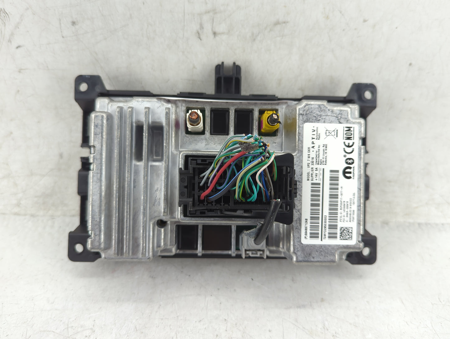 2021 Jeep Grand Cherokee Radio AM FM Cd Player Receiver Replacement P/N:68489712AB Fits OEM Used Auto Parts - Oemusedautopar