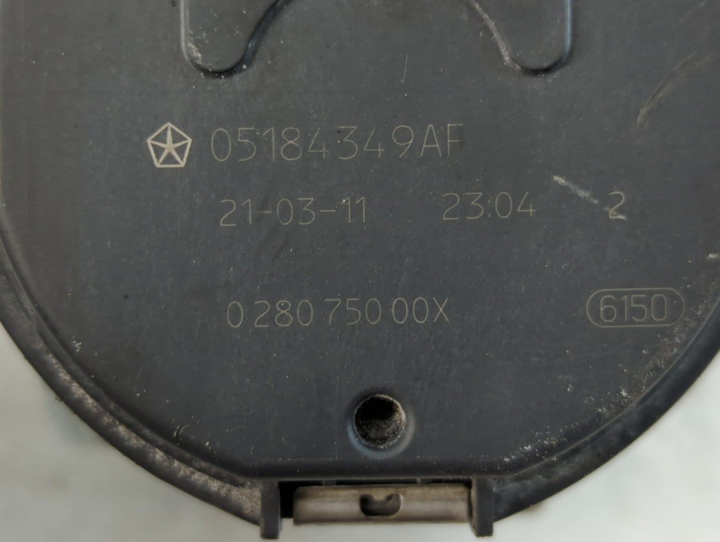 2011-2022 Jeep Grand Cherokee Throttle Body P/N:0 280 750 00X 05184349AF Fits OEM Used Auto Parts - Oemusedautoparts1.com