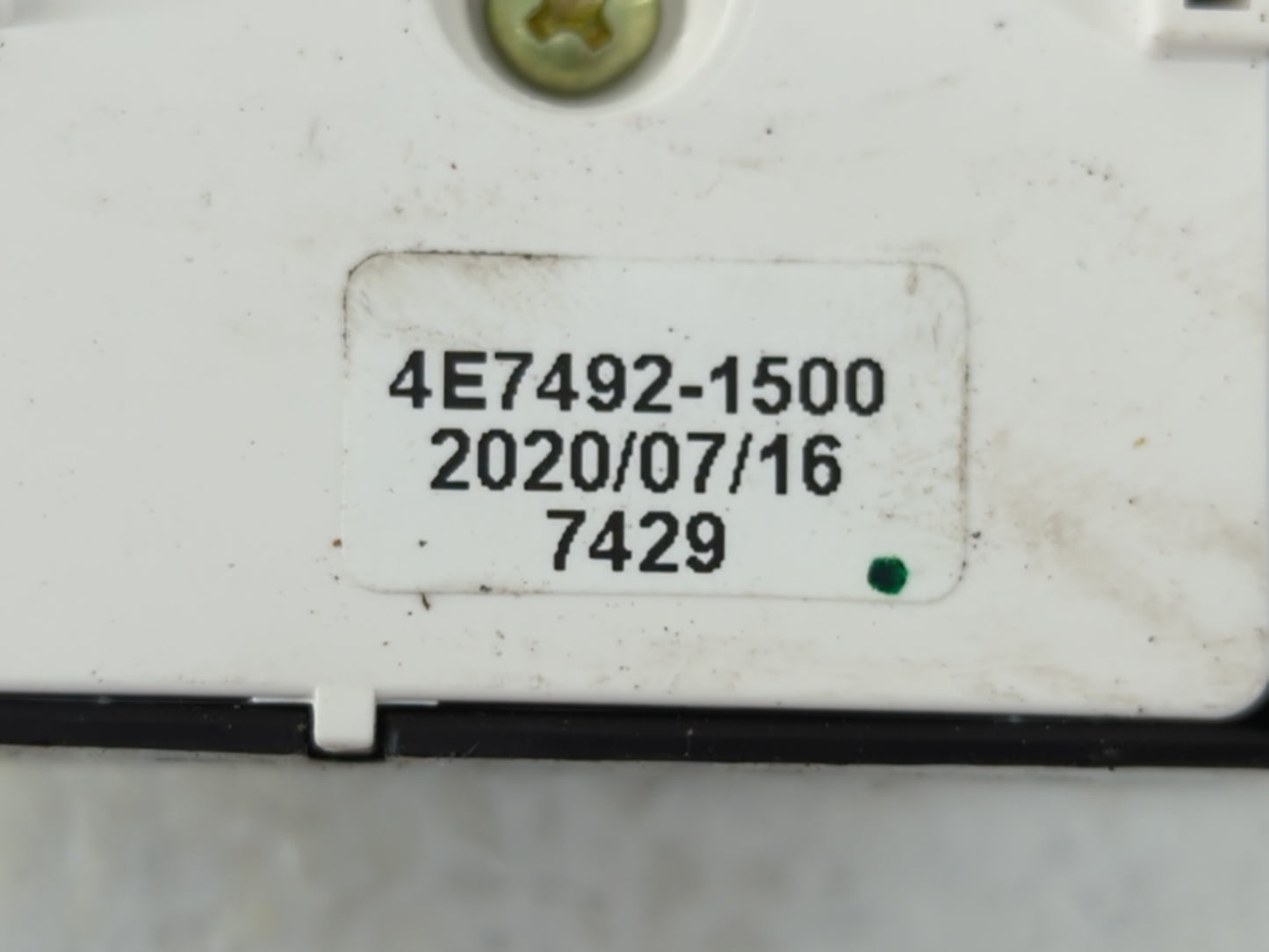 2021 Kia Forte Master Power Window Switch Replacement Driver Side Left P/N:4E7492-1500 Fits OEM Used Auto Parts - Oemusedaut