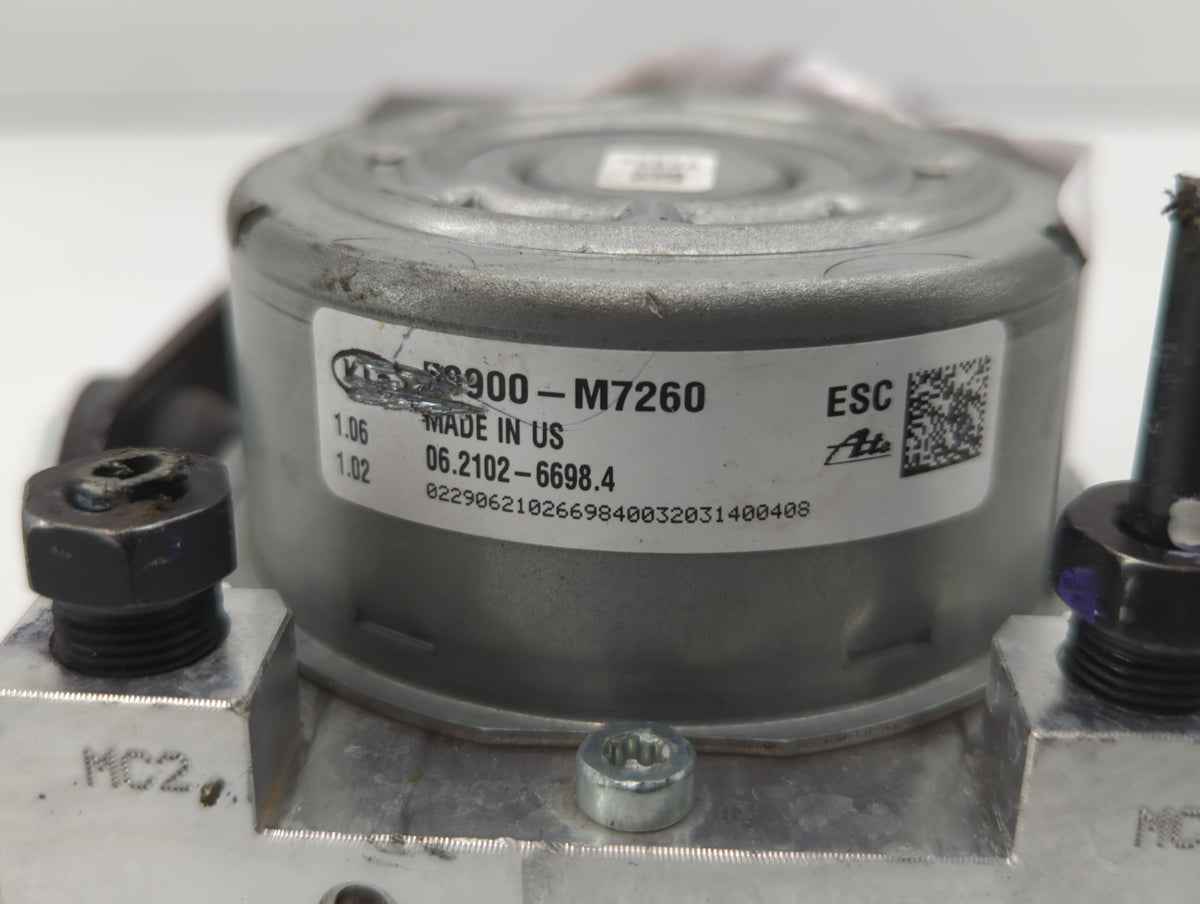 2019-2021 Kia Forte Anti-Lock Brake ABS Pump Module Actuator OEM P/N:58900-M7260 06.2102-6698.4 Fits Fits 2019 2020 2021 OEM