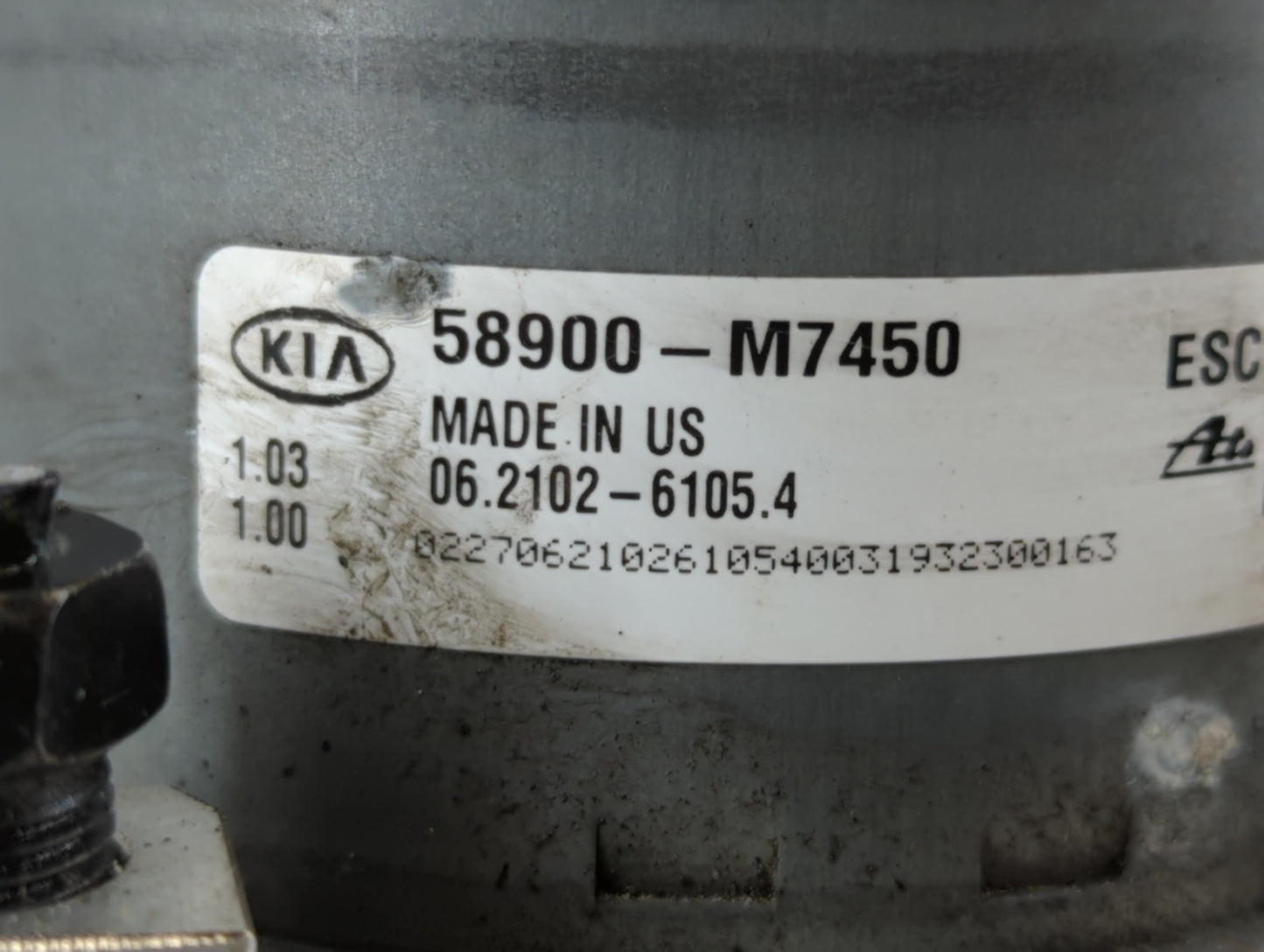 2019-2021 Kia Forte ABS Pump Control Module Replacement P/N:58900-M7450 Fits Fits 2019 2020 2021 OEM Used Auto Parts - Oemus