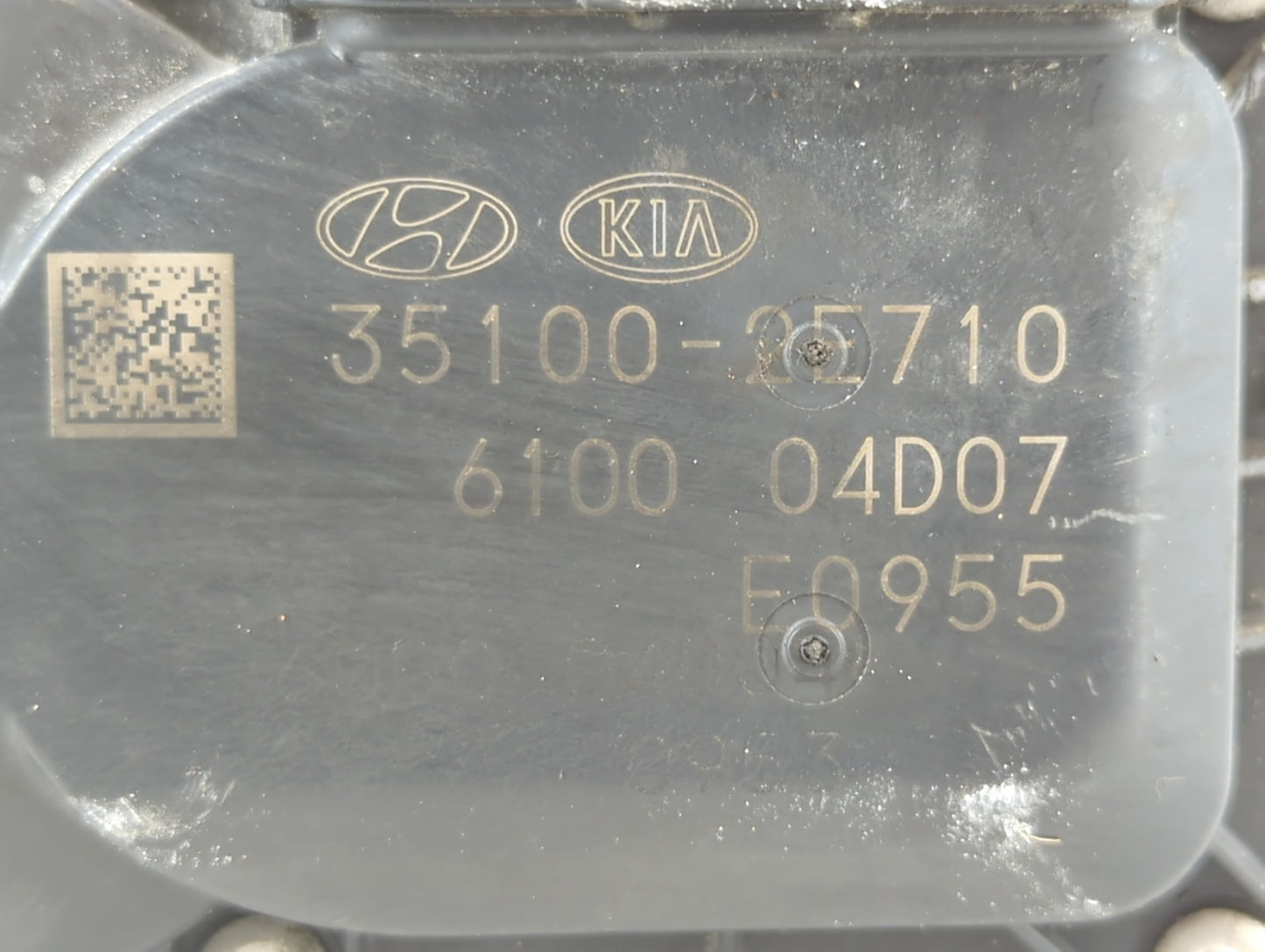 2020-2022 Kia Forte Throttle Body P/N:6100 04D07 35100-25710 Fits Fits 2020 2021 2022 OEM Used Auto Parts - Oemusedautoparts