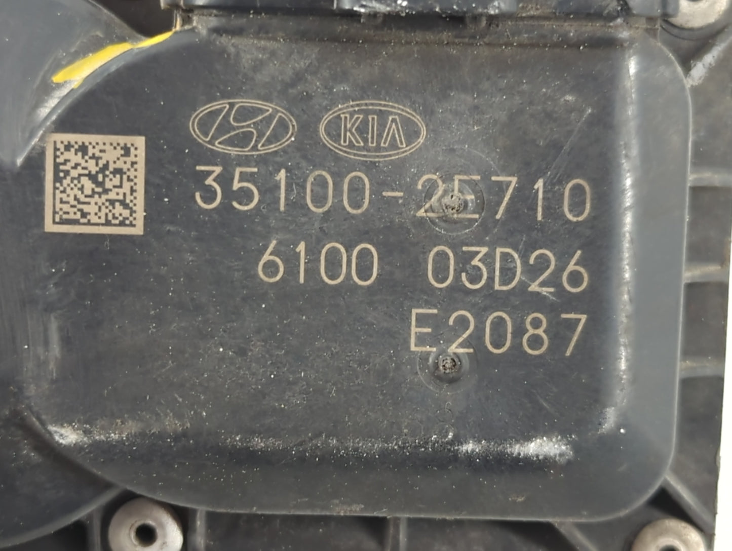 2020-2022 Kia Forte Throttle Body P/N:35100-2E710 Fits Fits 2020 2021 2022 OEM Used Auto Parts - Oemusedautoparts1.com